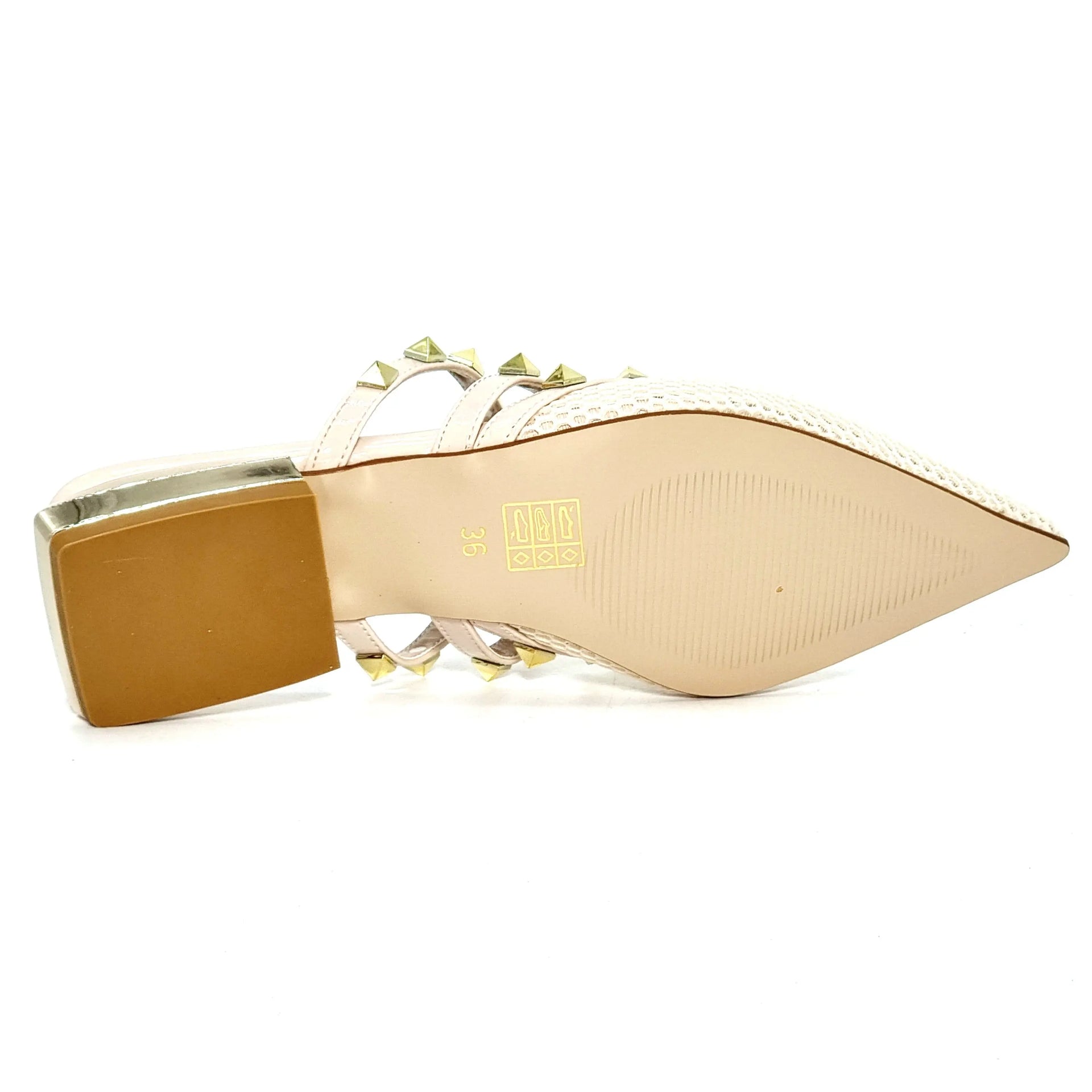 SANDRA 1449 BEIGE PATENT Heels | familyshoecentre