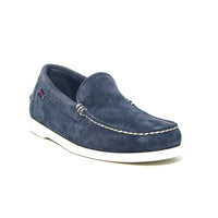 SEBAGO FRANK BOAT BLUE NAVY Loafers | familyshoecentre