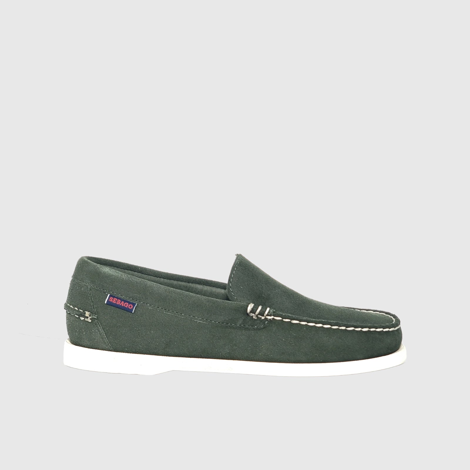SEBAGO FRANK BOAT GREEN Loafers | familyshoecentre