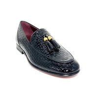 VALENTINO 19673 BLACK SLIP ON Loafers | familyshoecentre