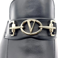 VALENTINO 19719 BLACK MATT LEATHER Loafers | familyshoecentre
