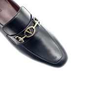 VALENTINO 19719 BLACK MATT LEATHER Loafers | familyshoecentre
