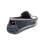 VALENTINO 2092 BLACK PATENT LOAFER Loafers | familyshoecentre