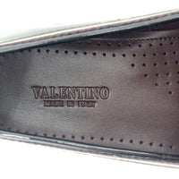 VALENTINO 2092 BLACK PATENT LOAFER Loafers | familyshoecentre