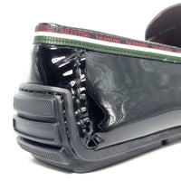 VALENTINO 2092 BLACK PATENT LOAFER Loafers | familyshoecentre