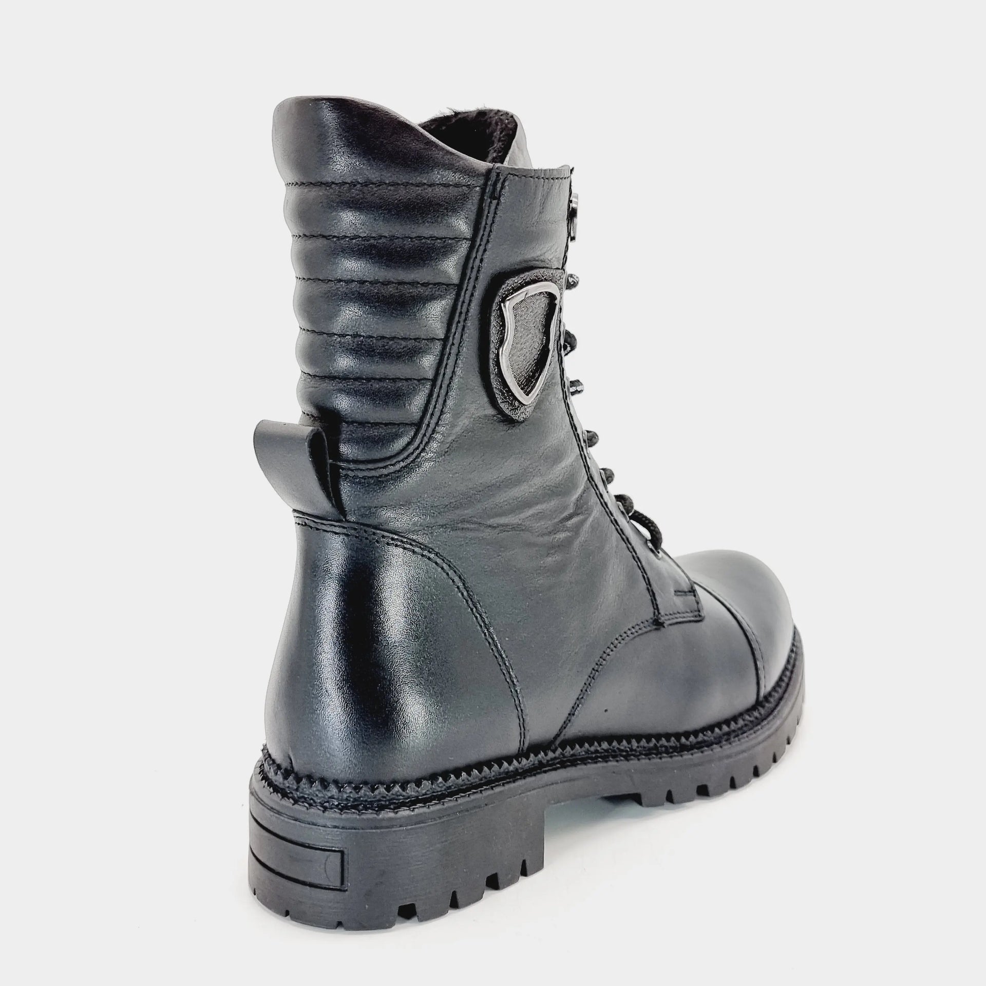 WIN 721 BLACK Boots | familyshoecentre